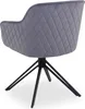 Armlehnenstuhl HARPER SARINA BHT 59x82x62 cm grau Produktbild-Vorschau 2
