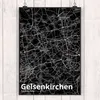 Mr. & Mrs. Panda Poster Gelsenkirchen DIN A2 - Geschenk, Produktbild-Vorschau 2