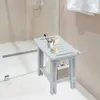 Stołek prysznicowy 56*32*46cm Ławka prysznicowa z półką do Podgląd zdjęcia produktu 2