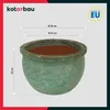 KOTARBAU® Květináč keramický velký Výška 25 cm ⌀ 38 cm Náhled obrázku produktu 3