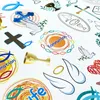 Oblique Unique 68 Sticker Aufkleber Set für Taufe Kommunion Produktbild-Vorschau 4