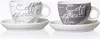 Flirt by R&B CORNELLO, 0,18 l, Grau, Porzellan, Cappuccino, Produktbild-Vorschau 1