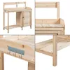Stolík na rastliny "Alessano" so skrinkou 110 x 107 x 46 cm Náhľad obrázku produktu 7