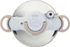 A top-down view of a pressure cooker lid. Voir les images du produit