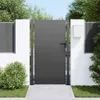 vidaXL Portail de jardin, 110 x 180 cm, acier avec Voir les images du produit 3