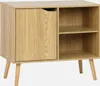 sweeek - Sideboard 1 Tür, 2 Einlegeböden, 80 cm - Produktbild-Vorschau 1