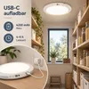 Akku Deckenleuchte Bewegungsmelder Lampe Innen USB Mit Produktbild-Vorschau 9