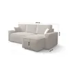 FEDVE Ecksofa Eldon L Form Sofa Schlaffunktion Bettkästen Produktbild-Vorschau 5