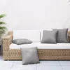 vidaXL Sofakissen 4 Stk. Grau 60x60 cm Stoff Produktbild-Vorschau 2