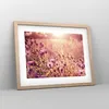 Gerahmtes Poster - Rahmen in heller Eiche - Wiese Blumen Produktbild-Vorschau 8