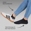 Kurzsocken ohne Naht Uni Baumwolle Sneakersocken Damen Produktbild-Vorschau 3