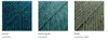A collage of three yarn samples with labels. Produktbild-Vorschau