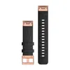 Garmin Ersatzarmband QuickFit 20mm Nylon Schwarz/Rosegold Produktbild-Vorschau 2