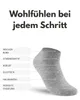10 Paar Diabetiker Sneaker Socken ohne Gummibund & ohne Produktbild-Vorschau 3