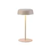 Akku Tischleuchte LED Lampe Kabellos Beige Dimmbar Produktbild-Vorschau 1