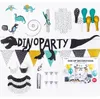 Partyset Dinosaurier 39 Teile für Dino Party grün / gelb Produktbild-Vorschau 5