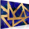 Italienischer Leinwand Leinwandbild - Golden Geometry (1 Produktbild-Vorschau 1