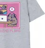 Pusheen - Tričko "Weekend Plans" pre dievčatá s krátkym Náhľad obrázku produktu 3