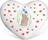Mr. & Mrs. Panda Dekokissen Hase Blume - Weiß - Geschenk, Produktbild-Vorschau 1