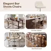 Lot de 2 Tabourets de Bar Pivotants, Chaises de Bar Voir les images du produit 7