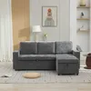 Sofa narożna Merax z schowkiem, sofa w kształcie litery L z Podgląd zdjęcia produktu 2