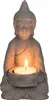 GiftyCity Kerzenständer 8x15,5 cm, Buddha Produktbild-Vorschau 3