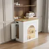 Tavolo da pranzo allungabile Flieks con mobile contenitore, Anteprima dell’immagine prodotto 3