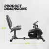 VirtuFit RB100 Liegeergometer mit Rückenlehne Produktbild-Vorschau 8