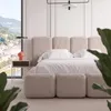MUFFO  Polsterbett SUENO MAXI 140x200 cm in Beige, Produktbild-Vorschau 4