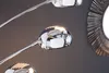 riess-ambiente Design Bogenlampe FIVE LIGHTS 205cm chrom Produktbild-Vorschau 4