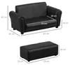 HOMCOM Kindersessel Kindersofa Sofa Sessel Kinder Softsofa Produktbild-Vorschau 3