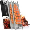 NewHabitat | 2x Flammlachsbrett Edelstahl Produktbild-Vorschau 2