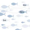 20 Servietten Communion Fishes blue - Fische mit Liebe, Produktbild-Vorschau 3