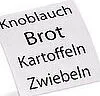 A close-up of a label with German text. Produktbild-Vorschau