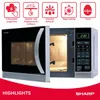 Sharp R642INW Mikrowelle mit Grill 20 L 800 W Grill 1000 W Produktbild-Vorschau 6