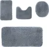 Kabnic saugfähiges 4-teiliges Mikrofaser-Badematten-Set | Produktbild-Vorschau 1