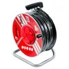 A cable reel with multiple sockets and a handle, presented against a white background. Produktbild-Vorschau