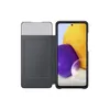 A smartphone with a wallet case attached, displayed against a white background. Produktbild-Vorschau