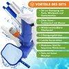 KRUMAD Poolsauger 3-in-1 mit Filterbeutel und 3 Bürsten, Produktbild-Vorschau 4