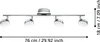 EGLO LED Deckenlampe Salto, 4 flammige Deckenleuchte, Produktbild-Vorschau 4