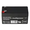 Multipower MP1.2-12 olověná baterie s 4,8mm Faston Náhled obrázku produktu 2