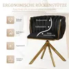 LVHOM Esszimmerstuhl drehbar mit Samtbezug, 180° Produktbild-Vorschau 4
