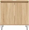 vidaXL Koupelnová skříňka Sonoma Oak 58x33x60 cm Materiál Náhled obrázku produktu 4