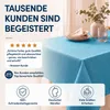 Leinen Tischdecke 160x400 cm eckig petrol Produktbild-Vorschau 4