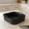 Kuketo | Silikonform Für Heißluftfritteuse 19,5 × 19,5 cm – Produktbild-Vorschau 2