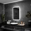 Badspiegel mit LED Beleuchtung und Touch-Schalter - Osaka - Produktbild-Vorschau 4