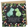 Mr. & Mrs. Panda Grußkarte Frosch Liebe - Kreidetafel - Produktbild-Vorschau 1