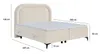 Boxspringbett MISTY 200x200 cm - Doppelbett mit Kopfteil Produktbild-Vorschau 6
