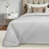 Beautissu Copriletto Olivia, 240x260 cm, grigio chiaro Anteprima dell’immagine prodotto 2