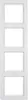 Cornice Berker, quadrupla, Q.1, bianco polare, velluto, 1 Anteprima dell’immagine prodotto 1